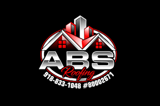 create creative and good looking roofing logo design