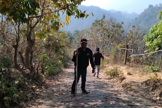 take picture about nature travel and healthcare