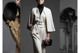 create a professional fashion design portfolio or collection