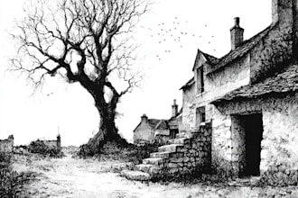 draw black and white illustrations