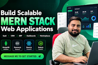 develop a full stack website in react and node js