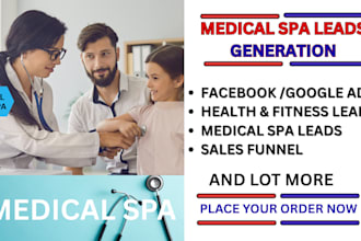 medical spa med spa leads aesthetic spa facebook ads google ads video ads