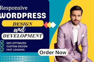 do worpress website developmet, custom wordpress website, business website