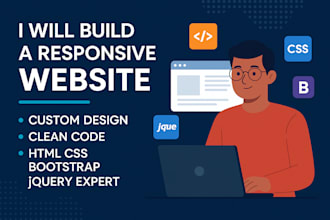 develop a professional custom website as your expert developer