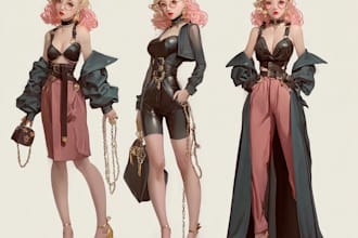 create clothing, fashion techpack design for manufacturing