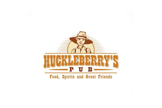 design best quality huck finn floats and pub logo