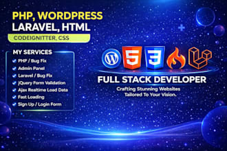 design and develop a professional frontend and backend website