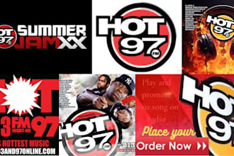 professionally play and promote your song and das on hot 97 radio