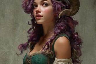 draw a fantasy character portrait for you