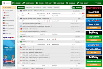 build sportsbook website, livescore website, sofascore site, flashscore site