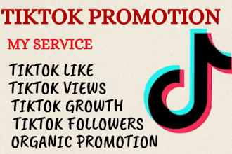 skyrocket your tiktok like views and followers with organic tiktok promotion