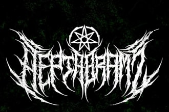 design a fierce and unforgettable metal logo for your brand or band