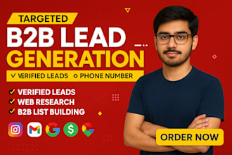 provide targeted b2b lead generation and linkedin prospecting