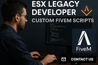 create custom fivem scripts, optimize and fix bugs esx qbcore