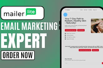 design mailerlite newsletter landing page setup mailerlite automation expert