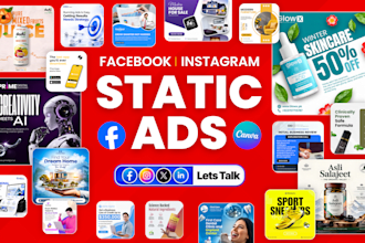 design creative facebook static ads