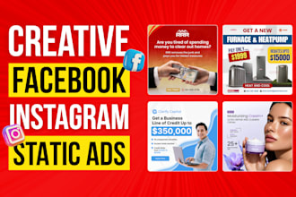 design creative facebook static ads