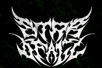 create a powerful metal logo for your band or brand