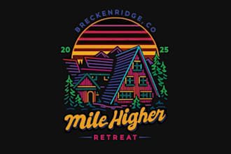 design media company annual retreat logo