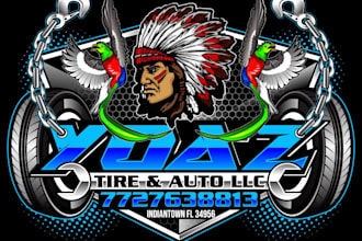 design unique tire logo with express delivery