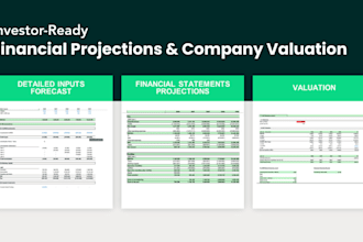 create your financial projections