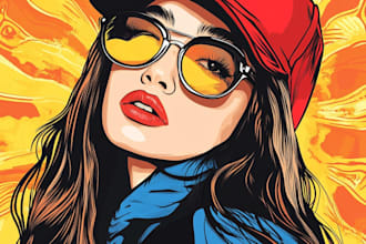 make unique pop art portraits
