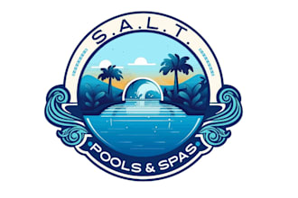 design branding pool logo