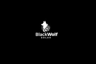 design unique rock solar world logo