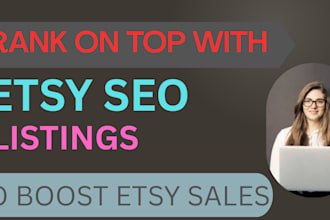 do etsy SEO for etsy  product listing to boost your etsy sale