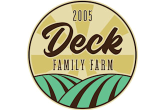 design monogram small family farm logo