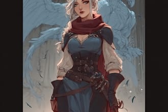 dnd character art and dnd character art