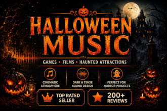 compose and produce halloween music for your projects