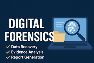 do digital forensics, malware and log analysis and cybercrime investigation