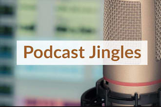 create pro commercial podcast jingle theme songs and radio jingles