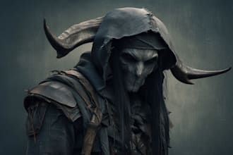 make scary fantasy horror characters or fantasy character