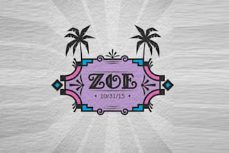 design sustainability minimal bat mitzvah logo