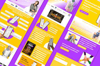 design modern website ui ux template in figma