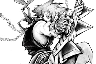 draw a detailed ink illustration