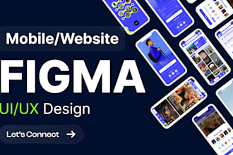 professional UI UX design for mobile app and website