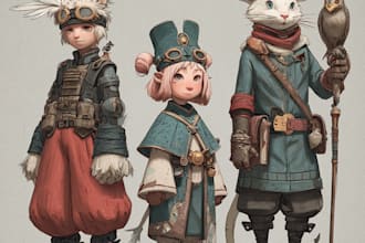 draw dnd animal characte