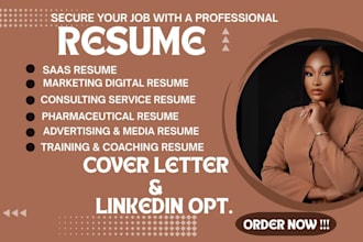 craft ats optimized resumes and cvs for saas, marketing digital services