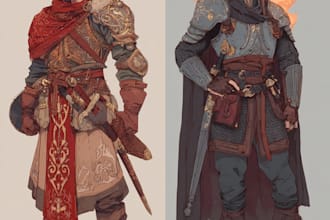 dnd character art and dnd character art