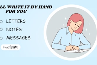 deliver custom handwritten letters for any occasion