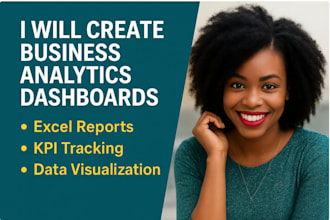create professional excel dashboards and business analytics