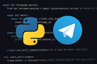 telegram automation using python