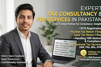 file income tax return, sales tax return and ntn registration in pakistan