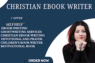 be a christian ghostwriter, christian book editor