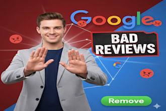 remove bad review from google, bad comments gmb, add good comments