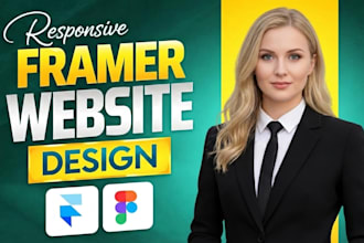 develop framer website or landing page as framer website designer and developer