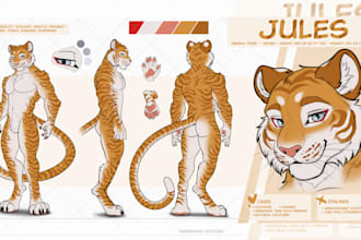 draw furry ref sheet character reference sheet, furry nsfw anthro oc fursona art
